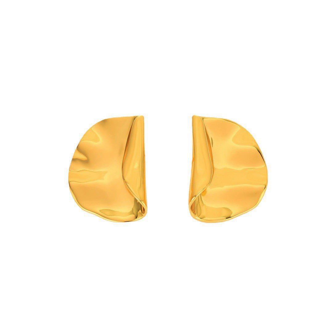 18K Gold Minimalist Earrings