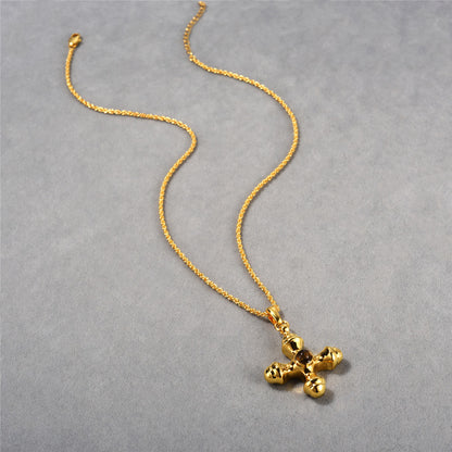 18K Gold Cross Necklace